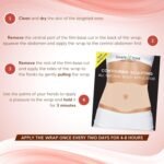 All Natural Moisturizing Body Applicator – Easy to Use Body Wrap -Anti Cellulite Solution- Firming Toning Tummy Wrap (6 WRAPS) - Image 6