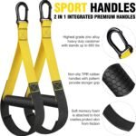 Home Resistance Training Kit - Bodyweight Resistance Bands with Handles, Door Anchor, Fitness Straps for Full-Body Workout, Heavy Duty Exercise Bands for Home Gym - Image 3