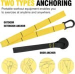Home Resistance Training Kit - Bodyweight Resistance Bands with Handles, Door Anchor, Fitness Straps for Full-Body Workout, Heavy Duty Exercise Bands for Home Gym - Image 4