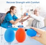 FitBeast Grip Strength Trainer Kit, 9-Piece Hand Strengthening Devices with 3 Finger Exerciser, 2 Dual-Force Forearm Strengthener, Finger Stretchers & Stress Balls for Rehab & Recovery - Image 5