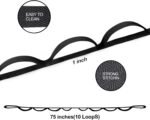 Premium Durable Stretch Straps with Loops, Stretching Strap for Physical Therapy, Multi-Loop Yoga Strap Fitness Exercise Strap for Yoga, Pilates, Dance, Flexibility&Exercise - Image 3