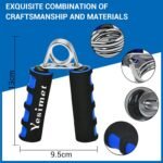 E-smartinlife Hand Grip Strengthener Set, Finger Gripper - Soft Foam Hand Exerciser for Quickly Increasing Wrist Forearm and Finger Strength, 2 Pack - Image 3