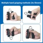 E-smartinlife Hand Grip Strengthener Set, Finger Gripper - Soft Foam Hand Exerciser for Quickly Increasing Wrist Forearm and Finger Strength, 2 Pack - Image 5