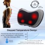 Papillon Shiatsu Back and Neck Massager with Heat, Deep Tissue Kneading,Electric Massage Pillow for Back,Shoulders,Legs,Foot,Body Muscle Pain Relief,Use at Home,Car,Office - Image 4
