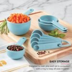 KitchenAid Measuring Cups and Spoon Set, Mineral Water, 9-Piece - Image 5