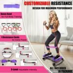 Waist Twister Machine Exercise, Ultra-Quiet Adjustable Ab Twist Board for Exercise with Smart LED Display, 350LBS Capacity, Waist Twisting Fitness Tool, Home Gym Equipment Workout for Women Men - Image 6