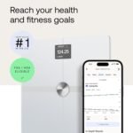 WITHINGS Body Smart - Accurate Scale for Body Weight and Fat Percentage, Body Composition Wi-Fi and Bluetooth Weight Scale, Baby Weight Scale, Smart Scale Apple Health Compatible, Bathroom Scale - Image 3