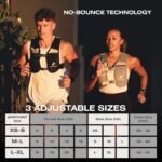 Running Phone Holder Vest with 500ml/17oz Water Bottle | Reflective Hydration Vest | Adjustable | Light | 6 Pockets for Running Accessories | Unisex - Image 4