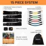 XCELER8 Bands Speed and Agility Training Resistance Bands for All Sports | Includes Ankle Straps | Training Videos | Fast Sprinting, Explosive, Agile, Strength, Endurance - Image 3