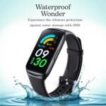 MEHRI Fitness Tracker - Smart Watch with 24/7 Heart Rate, Blood Pressure & Oxygen, Sleep & Stress Monitoring, IP68 Waterproof, Activity Tracker, Step Count, Calories, Distance & More (Black) - Image 4
