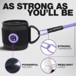 ActiveGear Ankle Resistance Bands with Cuffs - Ideal for Glutes, Legs & Core Workouts, Kickback Ankle Strap Set for Home Workout Equipment & Gym Fitness for Women and Men - Image 3