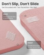 YOTTOY Yoga Mat，Extra Thick Yoga Mat (1/2inch),Professional TPE Exercise Mat,Non-Slip Workout Mat for Yoga, Pilates, Fitness, Barefoot Workouts, Home Gym Studio with Strap - Image 4