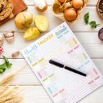 100 Pages Weekly Health Tracker workout journal meal planner notebook Daily Food Diary Fitness Diet Wellness Record for Women Men Weight Loss Progress 9.84 x 7.28inch - Image 3