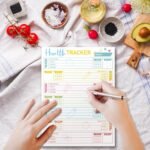 100 Pages Weekly Health Tracker workout journal meal planner notebook Daily Food Diary Fitness Diet Wellness Record for Women Men Weight Loss Progress 9.84 x 7.28inch - Image 4