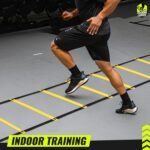 Teenitor Agility Ladder Speed Ladder Training Ladder for Soccer, Speed, Football Fitness Feet Training Carry Bag Agility Training Equipment 13 rungs, 23 feet - Image 7
