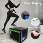 Versatile Non Slip Jump Box Exercise 3-in-1 Foam Plyometric Jump Box for Home Gym Training Fitness - Image 3