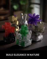 Nifeliz Geology Rock Collection Building Set for Adults, 6 Different Kinds of Gemstone Model Toys, Creative Desk Decoration & Fun Gift for Mineral Lovers (616PCS, NF10306) - Image 3