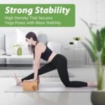 Cork Yoga Blocks 2 Pack Set, Natural Cork Soft Non-Slip Yoga Blocks, High Density & Eco Friendly Yoga Accessories for Women| Men, Ideal for Yoga, Pilates, Stretching and Toning - Image 4