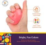 Special Supplies Therapy Putty for Teens and Adults - Resistive Hand Exercise Stress Relief Therapy Putty Kit, Set of 4 Strengths, Three Ounces of Each Putty (Primary Colors) - Image 5