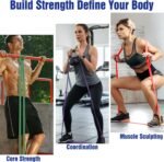 Resistance Bands Pull Up Bands for Men Women, Exercise Resistance with Door Anchor Heavy Duty Stretch Exercise Muscle Training - Image 5