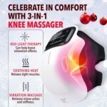 FORTHIQ Knee Massager Smart with Heat, Red Light and Vibration, 3-in-1 Cordless, 2025 Updated Edition, Gifts for Grandma & Grandpa, FSA-HSA Eligible - Image 6