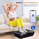 Vibration Plate Exercise Machine,Vibrating Platform for Lymphatic Drainage with 250 Speeds,450 lbs Weight Capacity,Vibrated Plates for Weight Loss,Full Body Workout Equipment for Fitness at Home - Image 6
