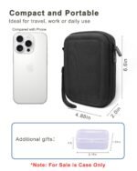 Krypthos Diabetic Supplies Travel Case, Carrying Case for Diabetes Blood Glucose Meter, Portable Diabetes Testing Kit Storage Organizer Bag for Blood Sugar Test Strips, Lancets, Lancing Device - Image 3