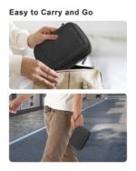 Krypthos Diabetic Supplies Travel Case, Carrying Case for Diabetes Blood Glucose Meter, Portable Diabetes Testing Kit Storage Organizer Bag for Blood Sugar Test Strips, Lancets, Lancing Device - Image 7