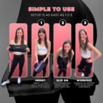 BADONKA Band Protective Sleeves for Booty Bands - Includes 3 Optional Fabric or Latex Resistance Loops - 3 Resistance Levels - Glute & Leg Workout Bands for Women & Men - Image 10