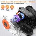 Mini Under Desk Elliptical Low Impact Electric Leg Exerciser As Seen on TV While Sitting for Seniors with Non-Slip Mat Quiet & Portable for Home and Office - Image 3