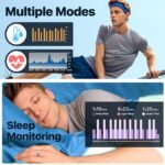 Smart Ring Health Tracker - 24/7 Fitness & Sleep Tracking with Heart Rate Monitor, IP68 Waterproof Activity Tracker for Men/Women, 50+ Workout Modes, 7-Day Battery (Silver, 13) - Image 3