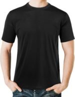 2&5 Pack Men's Sports T Shirts,Crew Neck Breathable Quick-Dry Short Sleeve, Lightweight Gym Tee for Athletic Running Casual - Image 4