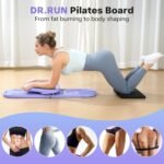 Pilates Board, Pilates Reformer Set, 7 in 1 Multifunctional Pilates Reformer Machine with Timer, Portable Foldable Pilates Board for Home Workout, Pilates Kit with Storage Bag，One Piece per Item - Image 4