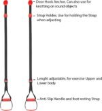 Training All-in-One Suspension Trainer Exercise Equipment Bundle,Bodyweight Fitness Resistance Trainer Kit with Pro Straps for Door Pull up Bar, Anchor Point for Complete Body Workouts V1 - Image 3