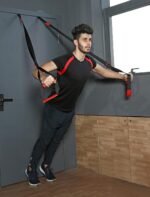 Training All-in-One Suspension Trainer Exercise Equipment Bundle,Bodyweight Fitness Resistance Trainer Kit with Pro Straps for Door Pull up Bar, Anchor Point for Complete Body Workouts V1 - Image 4