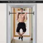 Pull Up Bar for Doorway – Chin Up Bar for Strength Training, No Screws Required – Portable Pull-Up Bar for Upper Body Workout with All Accessories - Image 5