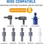 Large Blood Pressure Cuff, Adult Cuff, Compatible with Most Monitors, ARM Blood Pressure Replacement Cuff with 8 Connectors (8.7"-16.5") - Image 3
