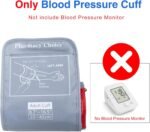 Large Blood Pressure Cuff, Adult Cuff, Compatible with Most Monitors, ARM Blood Pressure Replacement Cuff with 8 Connectors (8.7"-16.5") - Image 5