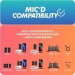 Movo MIC'D Lav Mic Weight - Weight for Lavalier Microphone - Perfect for Sound Departments, Creators, Audio Producers - Image 5