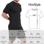 Men's Compression Shirts Cool Dry Short Sleeve Baselayer Athletic Workout T Shirts - Image 7