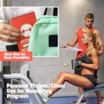 3 Pcs Gym Journal 4'' x 8'' Fitness and Workout Book Notebook 70 Sheets Workout Log Bodybuilding Workout Book Tracker Workout Planner Notepad for Women Men Training Goal - Image 7