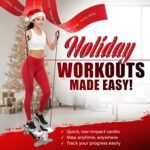 Nordic Lifting Mini Stepper Machine – Stair Climber w/Resistance Bands & LCD – Home Workout Stepper - Image 3