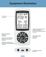 EMS Muscle Stimulator for Pain Relief Therapy, Electronic EMS TENS Unit Machine for Shoulder Pain Relief, Tens Massager for Neck Pain Relief, Sciatica Pain Relief - Image 4