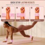 Solaea Straps – Adjustable Wrist & Ankle Weights, 4lb Total (2lb Each) Soft Silicone Set for Pilates, Yoga, Walking & Strength Training (Pink) - Image 6