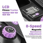 FUNMILY Under Desk Elliptical, Ellipse Leg Exerciser, Standing or Seated Mini Elliptical Machines, Portable Bike Pedal Exerciser for Seniors/Adults, Leg Workout Equipment for Home/Office - Image 5