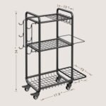 Multi-Functional Home Gym Storage Rack - Yoga Mat Storage Rack, Dumbbell Weight Rack & Workout Equipment Storage with Heavy-Duty Steel Construction for Gym Fitness Organizer - Image 6