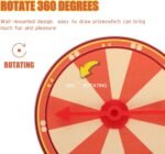 Creative DIY Lottery Rotating Plate Prize Wheel Party Game Prop for Carnivals Events and Classroom Drawings Wall-Mount Fortunate Spin for Family and Festival Fun - Image 4