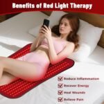 31.5''×24'' Red Light Therapy for Body, 41W 420LED Beads Wearable Red Infrared Light Therapy Wrap for Body, 660nm & 850nm, Auto Timer, Ideal for Shoulder Waist Back Body - Image 3