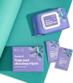 ASUTRA Yoga Mat Cleaning Wipes (Lovely Lavender), 1 Pouch (30 Wipes) - No Slippery Residue, Deep-Cleansing for Fitness Gear & Gym Equipment - Image 6