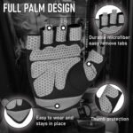 WESTWOOD FOX Weight Lifting Gloves for Men Women Gym Gloves with Wrist Wrap Support for Workout Training Exercise Fitness Hanging, Pull ups for Dumbbell, Cycling - Image 3